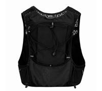 Secure Adaptive Trail Vest with Pockets , Black , Under 20L | Lightweight, Running Backpack with Elastic Cord, for biking, Runners, Cyclists