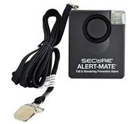Secure Alert-Mate Pull Cord Patient Alarm Monitor - Chair & Bed Fall Prevention for Seniors, Elderly, Dementia Patients - Wheelchair & Bed Alarm with Batteries Included