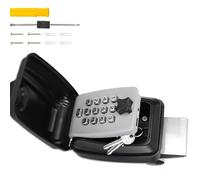 Secure and Compact Car Window Mounted Box with Number Feature for Vehicle Metal Car Box