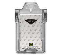 Secure Badge Holder Classic with BLOXPROX - RFID Blocking ID Card Cases, Blocks 125 KHz & 13.56 MHz, Durable Polycarbonate, Easy Access Squeeze-to-Read (1, Clear)