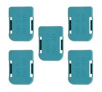 Secure Battery Wall Bracket for 14.4V 18V Lithium Packs Heavy Duty Storage Holder Space Efficient Workshop Solution 5pcs Antislip Tool Battery Dock