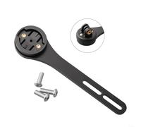 Secure Bike Computer Holder Mounting Bracket for Garmin, For Bryton Easy Setup with 3 Bolts (for Cateye)