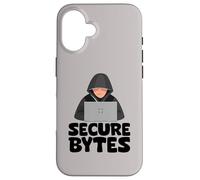 Secure Bytes Binary Coding Programmer Data Science Case for iPhone 16