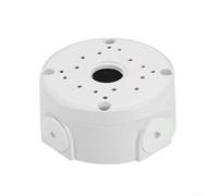 Secure Cable Management Junction Box with Deep Metal Base for CCTV For Cameras Providing Easy Wire Organization and Protection (10cm)