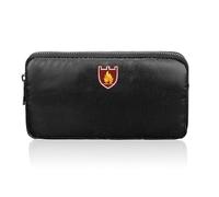 Secure Cash Pouch, Faraday Shield Wallet Case, Fireproof Zipper Money Safe Bag, Blocking Privacy Protection Organizer, Portable Travel Storage Use Anti Theft Daily Security Accessory