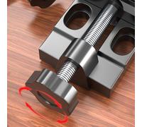 Secure Clamping Punching Fixator Tool for Precision Craft and Repair Tasks, Supporting Circular and Square Objects from 5mm to 50mm for Various Applications (1)
