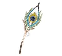 Secure Clasp Peacocks Brooch Clothing Accessory Beautiful Plumage Badge Alloy Texture Suitable for Outfit Versatility Alloy Formal Occasion Comfortable Daily Wear Stylish Accessory