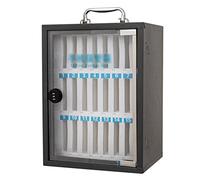 Secure Combination Lock Cell Phone Storage Box - for School & Office Holds 12-60 Devices Ideal for Safety Storage Solutions &Cell Phone Holder. Perfect for Classroom & Wor...