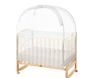 Secure Crib Tent - Breathable Mesh Crib Cover, Pop-Up Bed Protection | Safety Net to Keep Baby from Climbing out, Toddler Kids Nursery Bedroom School Travel Sleep Solution for Peace of Mind.