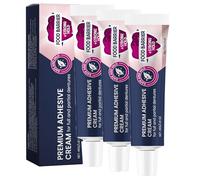 Secure Denture Glue, Long-Lasting Cream Adhesive Denture Adhesives Denture Glue Secure Denture Adhesive Denture Adhesives Extra Strong Hold for Upper Lower or Partials All-Day-Hold Comfortable (3)
