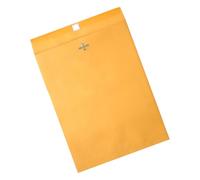 Secure Document Storage Envelopes 30Pcs Heavy Duty Clasp for Confidential Files Brown