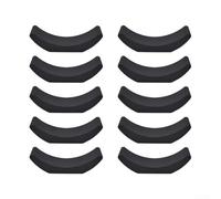 Secure Dumbbell Storage with 10PCS Rubber Saddle Racks Essential for Home and Gym Use (C)