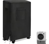 Secure Fit Evaporative Cooler Cover for Hessaire MC18M with Adjustable Drawstring and Four Locks Protecting Against Dust Rain and UV Rays (53×38×81cm)