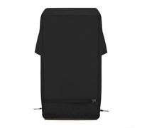 Secure Fit Firepit Cover for 21 Inch Square Patio Fire Column with Tough Oxford Fabric Protection from Rain Snow and Debris (420D)