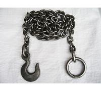 Secure Fix Direct 10mm X 10Ft Heavy Duty Tow Chain - 3M Metre Slip Hook Ring Towing Sling Foot