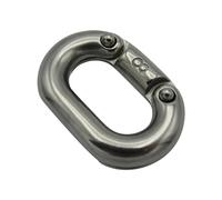 Secure Fix Direct 12mm Split Connecting Link 316 Stainless Steel - Repair Chain Mending Shackle