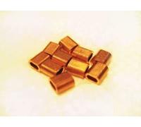 Secure Fix Direct 3mm Oval Copper Ferrules Sleeves Stainless Rope X10