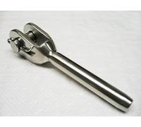 Secure Fix Direct 3mm Swaged Fork Terminal Stainless Steel - Swage Jaw Rigging Wire Rope Fitting