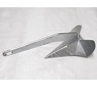 Secure Fix Direct Galvanised Steel Fixed Plough Anchor 4KG - 30KG (Delta Style Yacht Boat Marine Sea) (25KG)