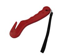 Secure Fix Direct Hay Net Safety Cutter (Horse Net Straw Stable Round Bale Blade Box Bag Hook Knife Red)