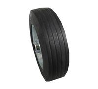 Secure Fix Direct Heavy Duty Replacement Jockey Wheel 200MM x 50MM - 2" (Trailer Spare Rubber Metal Rim Caravan)