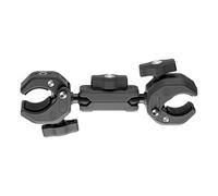 Secure Fixing Slip Proof Metal Clamp Bracket with 360 Rotation for Camera Light Stand Baby Strollers Motorcycles Professional Studio Light Mount Bracket