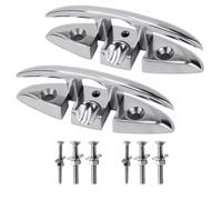 Secure Folding Cleat Bolts Accessory for Kayaking Anchoring Rustproof Stainless Steel for Recreational Paddlers Marine Hardware
