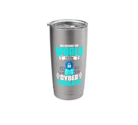 Secure from Cyber Threats Computer Programmer Cyber Security Stainless Steel Insulated Tumbler
