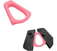 Secure Grip Handle Connectors for For Legion gos Controller - Enhanced Stability Gaming Accessory, Sturdy For PLA Material, Compact 8.4x6.1x1.3cm Design for Precise Control, White(Pink)