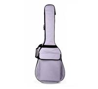Secure Guitar Bag with Front Pocket | Adjustable, Soft Guitar Case, for Lessons, Travel, Guitarists, Artists, Gray, 40-41 Inch