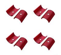 Secure Handlebar Converter 25.4 to 31.8mm Stable | CNC precision , secure grip, no slip, lightweight alloy, improves control(Red 25.4 To 31.8)