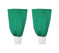 Secure Herbage Winter Protect Fabric Substance Slide Cord for Cold Barrier 200x240cm White Cream Green Large Plant Security Protect