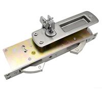 Secure Hook Lock Made Of Stainless Steel For Interior Sliding Doors And Glass Panels With Easy Installation Kit And Three Keys Included(Single)