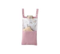 Secure Hook on Bassinet Storage Structure Constructed of Smooth Cotton Fabric for Methodically Organizing Infant Rudiments Soft Baby Bed Planner Denial Tools Installation
