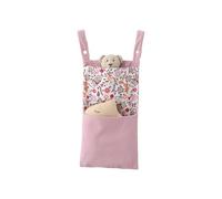 Secure Hook on Bassinet Storage Structure Constructed of Smooth Cotton Fabric for Methodically Organizing Infant Rudiments Soft Baby Bed Planner Denial Tools Installation