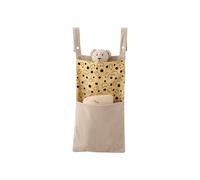 Secure Hook on Bassinet Storage Structure Constructed of Smooth Cotton Fabric for Methodically Organizing Infant Rudiments Soft Baby Bed Planner Denial Tools Installation