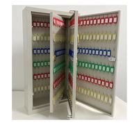 Secure Key Cabinet with Hooks and Labels Ideal for Homes Hotels Properties & Businesses. Large Capacity for 300 400 500 600 Keys. Steel Construction for Maximum Security.