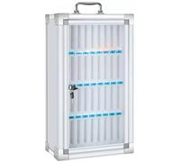 Secure Locking Charging Cabinet with Multiple Slots for Organized Device Storage in Classrooms, Offices, and Factories