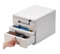 Secure Locking File Cabinet - Drawer Storagefor A4 Papers Documents Mail & Stationery - Ideal for Home Office School Hospital & Warehouse Use