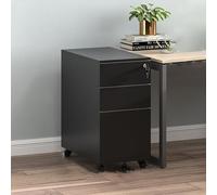 Secure Locking File Cabinet Under Desk - Compact A4 Document Storage with Keys for Home Office nization - Easy Access Solution for Documents & Supplies