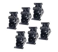 Secure Locking Foldable Hinge Metal Reinforcement Quick Installation 6pcs for Camping Chairs Furniture Accessories Not Rusts Folding Hinge for Coastal Areas