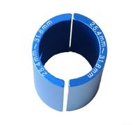 Secure Locking Handlebar Shim 25.4 to 31.8 | Reinforces stem clamp, prevents slippage, extends component life, superior to plastic, secure riding(Blue)