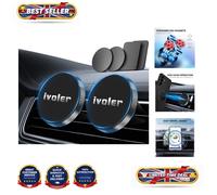 Secure Magnetic Phone Mount for Car Air Vent - Perfect for Travel and Navigation