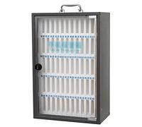 Secure Mobile Phone Lock Box with Password 48-Bit Storage for Workshop Cell Phone Safe Portable Phone Storage Solution