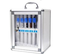 Secure Mobile Phone Storage Cabinet for Employees & Students - Lockable nizer for Meeting Rooms & Workshops Silver - 12 Slots for Optimal Management