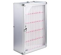 Secure Mobile Phone Storage Cabinet Wall-Mounted for Offices & Schools Onecolor - 60 Slots Durable & Space-Saving Design Ideal for Classrooms & Workplaces