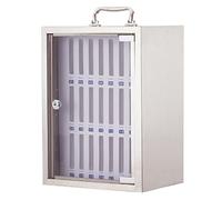 Secure Mobile Phone Storage Cabinet with Lock Cell Phone Safe Anti-Theft Phone Management Box Stylish Cell Phone Holder for Home or Office Use.