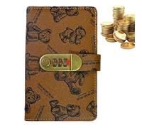 Secure Money Ledger, Budget Planning Notebook, Password Lock with Cash Saving Feature, Expense Tracker Journal, Finance Organizer with Classic Design, Currency Management Book for Teens Adults Office