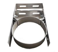 Secure Mounting Bracket for Chimney Flue Pipes Made from Stainless Steel Adjustable to Fit Multiple Installation Needs Suitable for Various Heating Appliances (150 Long)