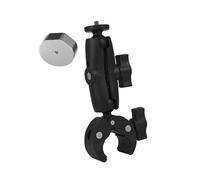 Secure Not Drilling Poles Mount Bracket Double Adjustable Ball Joints For Satellite Antennas On Boats Car Rooftop Aluminum Trailer Yacht Mount